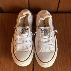 White Low Top Converse